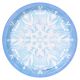 Birthdayexpress Snowflake Winter Wonderland Christmas Party Supplies Dinner Plates (8)