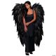 Morris ADLT FULL LENGTH ANGEL WINGS-BLK