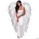 Morris ADLT FULL LENGTH ANGEL WINGS-WHT