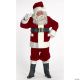 Morris ADLT SANTA SUIT BURGUNDY DLX XL