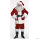 Morris ADLT SANTA SUIT VELVET LG