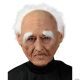 Morris ADULT OLD MAN MASK WITH HAIR