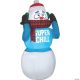 Morris AIRBLOWN SHIVERING SNOWMAN