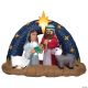 Morris AIRBLOWN-SNOWY NIGHT NATIVITY SCENE-LG