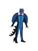 Black And Blue Dragon Halloween Costume For Boys, Extra Large, With Included Accessories, By Amscan