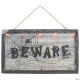 Morris ANIMATED BEWARE SIGN