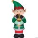 Morris ANIMATED ELF PLAYING TRUMPET AIRBLOWN