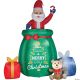 Morris ANIMATED POP UP SANTA AIRBLOWN