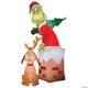 Morris ARBLWN GRINCH IN CHIMNEY W MAX MD SCENE
