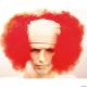 Morris BALD CURLY CLOWN WIG-RED
