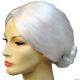 Morris BARGAIN OLD LADY BUN WIG-WHITE