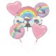 Anagram International 96606 Bouquet Magical Rainbow, Various, Multi