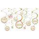 Amscan Boho Birthday Girl Value Pack Spiral Decorations