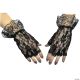 Morris BLACK FINGERLESS GLOVES