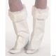 Morris BOOT TOPS PIXIE WHITE W PLUSH