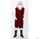 Morris ADLT SANTA VELVET VEST W/BUTTONS XL