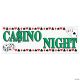 Morris CASINO NIGHT SIGN BANNER