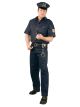 Charades Mens Police Officer Costume, Navy Blue, Small