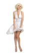 Charades Womens Starlet Costume Dress, White, X-Small