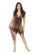 Womens Brown Cavewoman Costume (Medium)