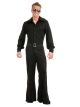 Charades Mens Studio Jumpsuit Disco Costume, Black, Large