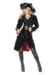 Charades Womens Pirate Vixen Jacket, Black, X-Small