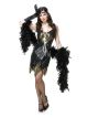 Charades Womens Cat Claw Sequin Costume Dress, As Shown, Medium