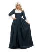 Charades Womens Colonial Woman Costume Dress, Navy, Small