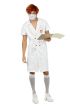 Charades Mens Twisted Nurse Too Costume, White, X-Small
