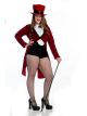 Charades Womens Plus Size Circus Sweetie Costume, Black/Red, 3X