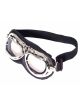 Steampunk Aviator Goggles-Blk
