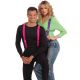 Forum Novelties Neon Orange Suspenders