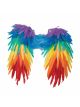 Forum Novelties Womens Rainbow Feather Wings, Multi, One Size