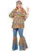 Forum Novelties Womens Plus-Size Hippie Chick Plus Size Costume, Multi, Plus