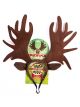 Forum Novelties Adult Jumbo Moose Antlers Animal Headband Giant Ears Brown Costume Accessory