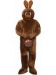 Forum Chocolate Bunny Mascot Costume, As Shown, Standard
