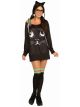 Womens Co-Ed Kitty Costume (Standard)
