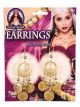 Fortune Teller Gold Coin Earrings