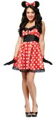 Women's Retro Miss Mouse, Small/Medium Size (2-8)