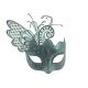 women's Venetian Mask with Metal Side Butterfly Masquerade