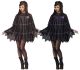 Women's Spider Web Poncho Costume, Multi, Standard