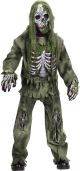 Fun World Boy's Skeleton Zombie Child Costume, Small