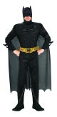 The Dark Knight Batman Deluxe Muscle Chest Costume Black Medium