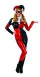 DC Comics Harley Quinn Deluxe Jumpsuit Costume Red Black Large