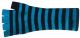 Halloween Wholesalers Striped Short Fingerless Gloves Stripped (Black
