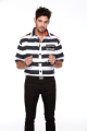 Halloween Wholesalers Men's Prisoner Fancy Dress Costume Shirt - White