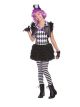 Halloween Wholesalers Hatter Madness Girls Costume (Black & White