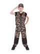 Halloween Wholesalers Combat Captain Army Boys Costume