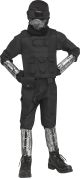 Gaming Fighter Chld Costume, Black, Medium(8-10)