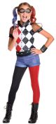 Kids DC Superhero Girls Deluxe Harley Quinn Costume Large